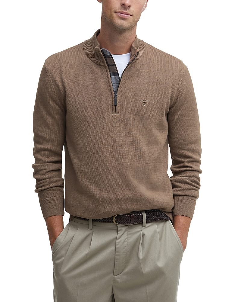 BARBOUR AVOCH QUARTER ZIP SWEATER