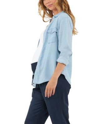 Bec Chambray Button Up Shirt