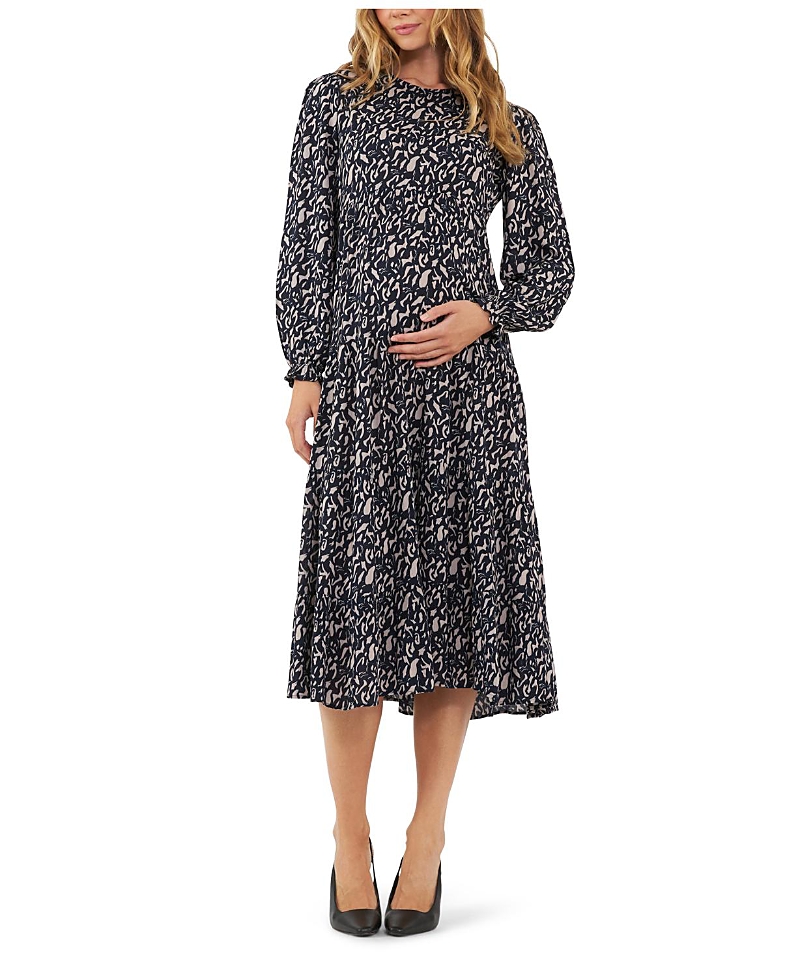 RIPE MATERNITY IZZIE TIERED DRESS