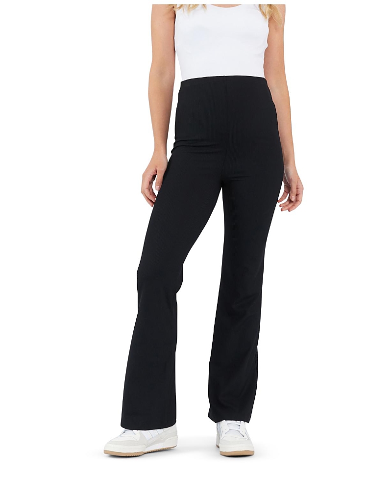Ripe Maternity Rylan Knit Straight Leg Maternity Pants In Black