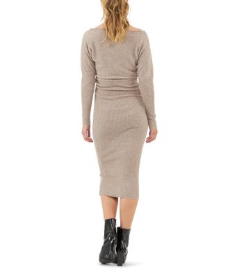 Tobie Off Shoulder Knit Dress