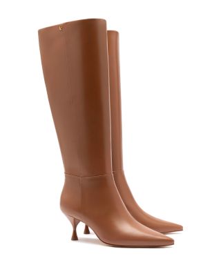 Larroude Georgia Boots Caramel