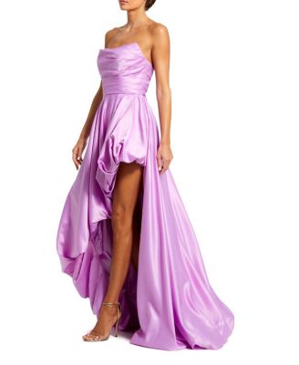 Mac Duggal Strapless Ruched Gown