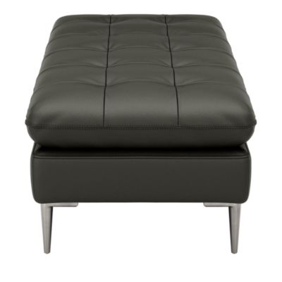 Corsica Leather Cocktail Ottoman