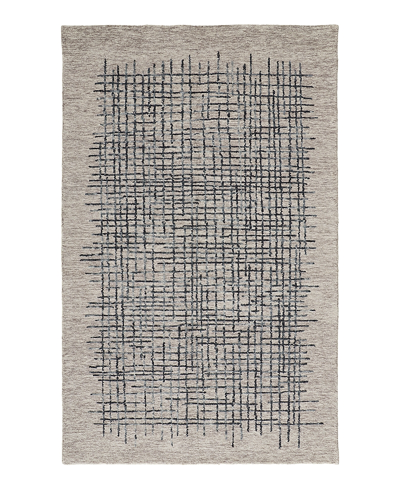 Shop Feizy Maddox 8630f Area Rug, 8' X 10' In Gray/charocal