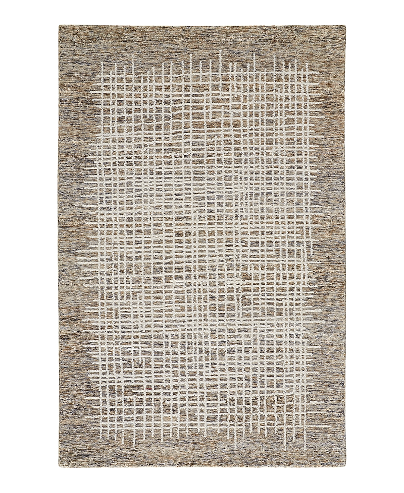 Shop Feizy Maddox 8630f Area Rug, 8' X 10' In Charcoal/brown