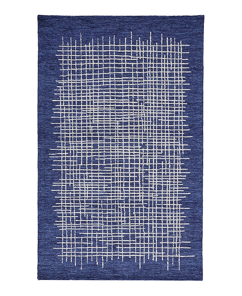 Shop Feizy Maddox 8630f Area Rug, 8' X 10' In Navy