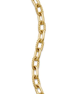 Men's DY Madison&reg; Chain Bracelet in 18K Yellow Gold, 6mm