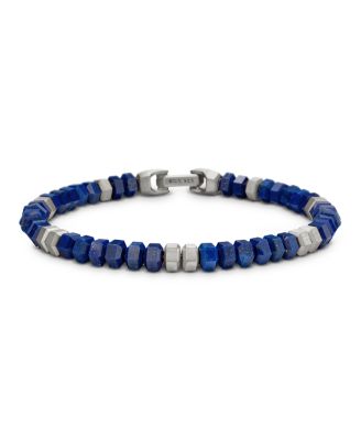 David Yurman - Men's Hex Bead Bracelet in Sterling Silver, 6mm