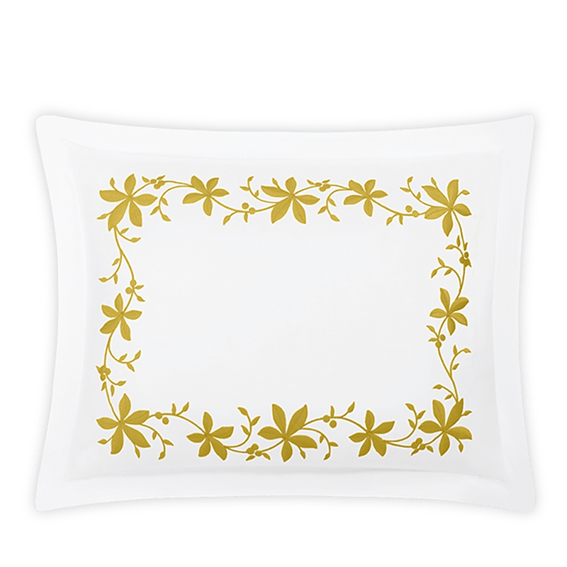 Matouk Callista Boudoir Sham In Lemon