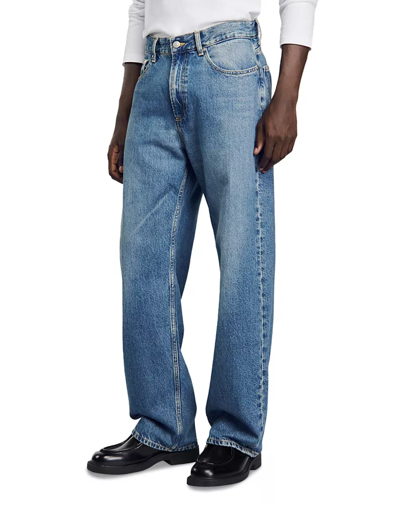 Sandro Baggy Stonewashed Jeans