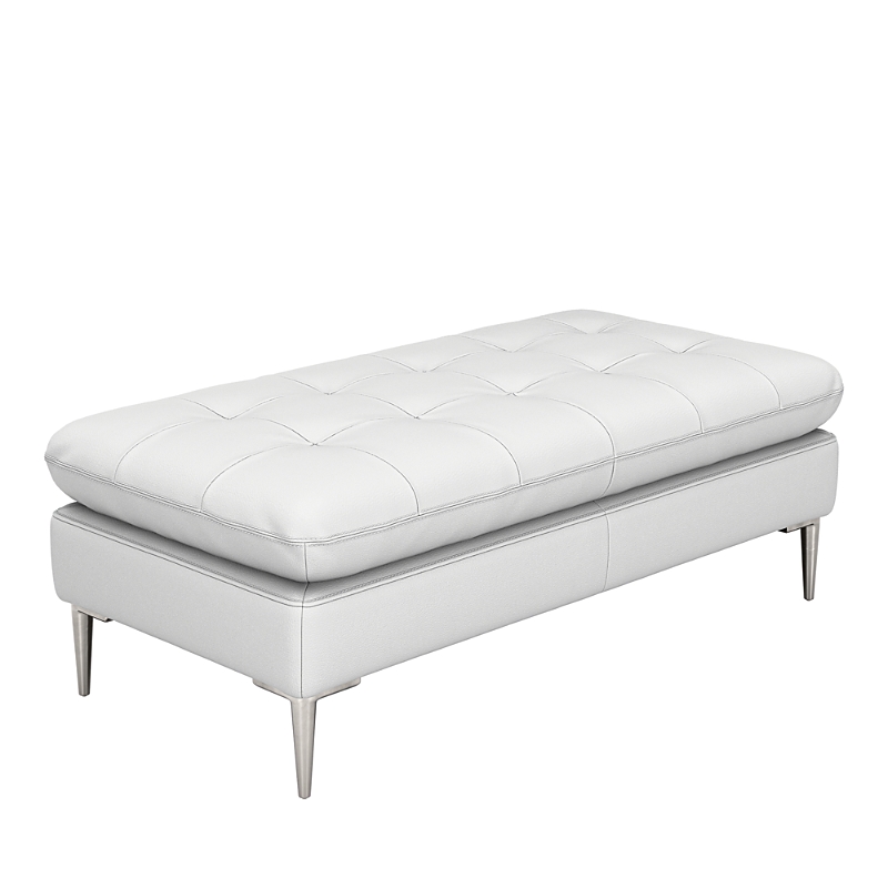Chateau D'ax Corsica Bench Ottoman In Bright White