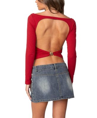 Valentine Open Back Top