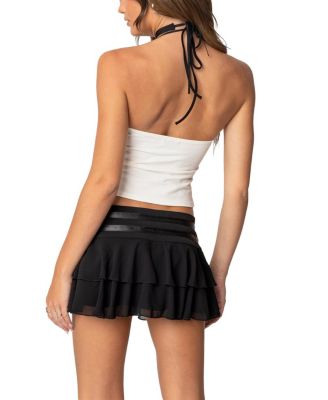 Celine Contrast Halter Top