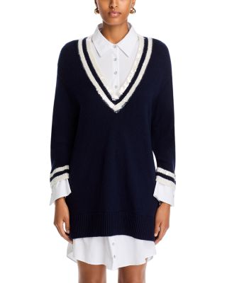 Santina Layered Look Sequin Dress