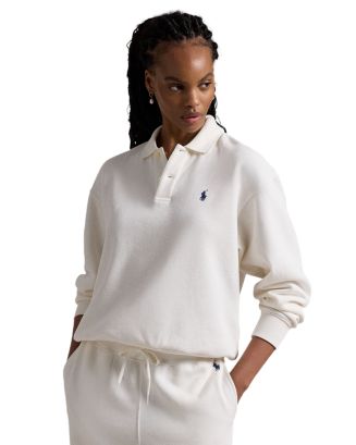 Ralph Lauren Lauren Ralph Lauren Polo Collar Fleece Pullover