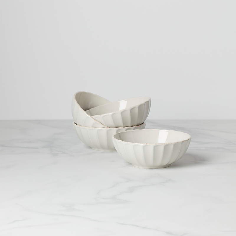 Lenox French Perle All Purpose Bowl, Set Of 4 In White
