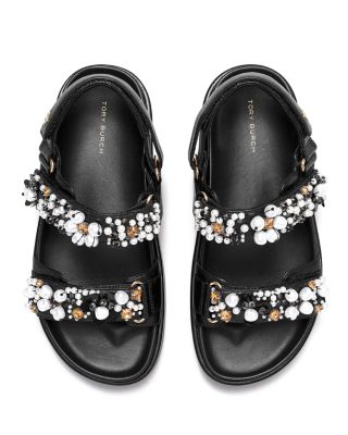 Women&#39;s Kira Embellished Platform Sandals
