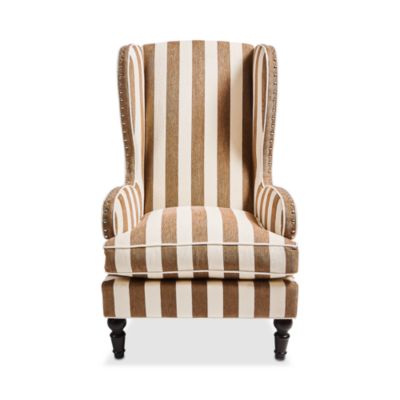 Mackenzie-Childs Marquee Wing Chair