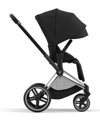 PRIAM 4 Stroller – Chrome Frame and Black Handle