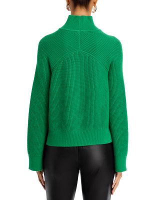 Paneled Turtleneck Sweater