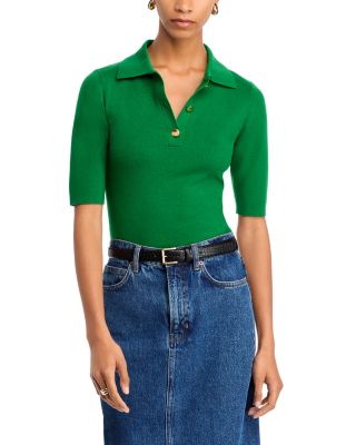 Rosetta Getty - Fitted Polo Sweater