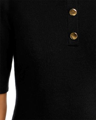Fitted Polo Sweater