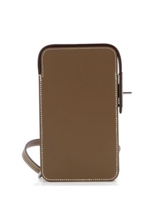 Pre-Owned HERMÈS - Hac a Box Phone Case Tadelakt