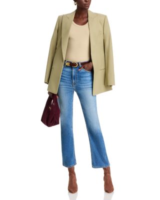RE/DONE 70s High Rise Cropped Bootcut Jeans in West Coast