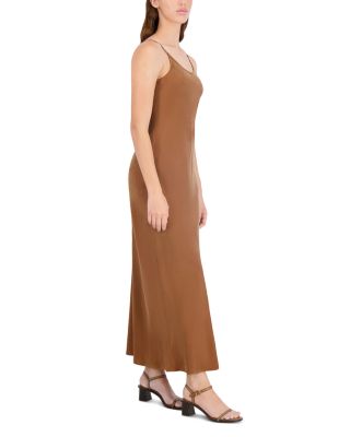 Faux Suede Slip Dress