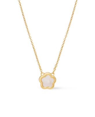 Ana Luisa - Mother of Pearl Inlay Flower Pendant - Saya