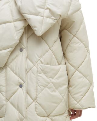 Brigitte Puffer Coat with Scarf