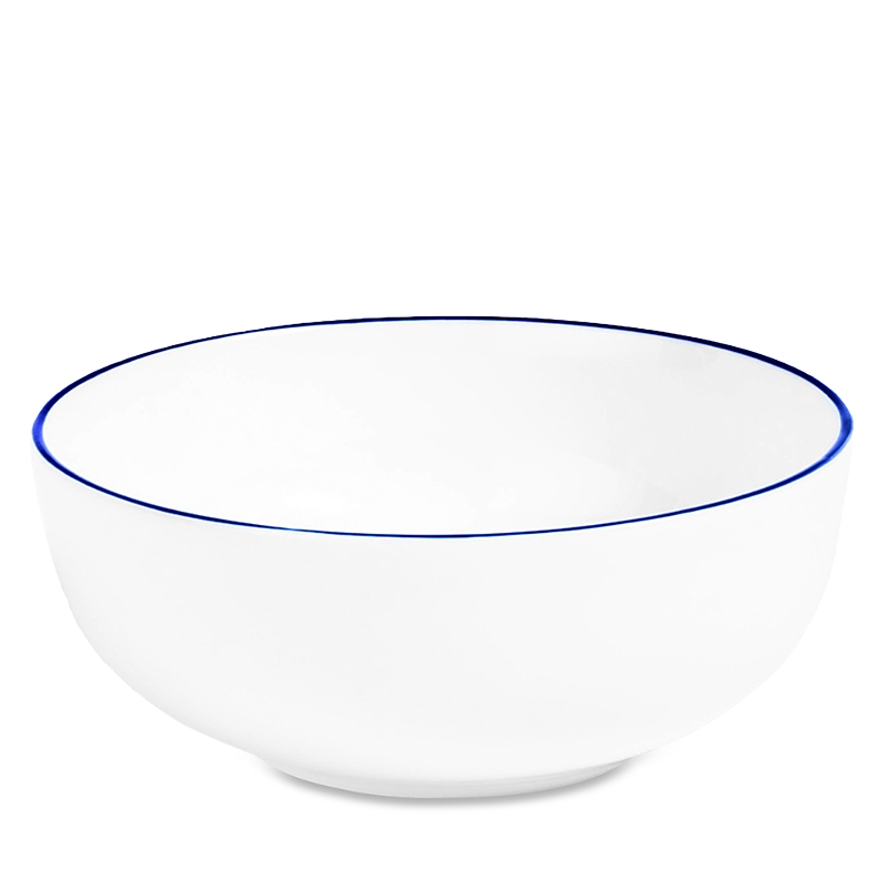 Richard Brendon Line Small Dip Bowl In Blue / White