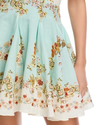 Balloon Sleeve Mini Dress