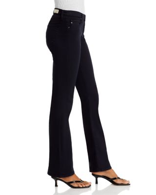 Angel Low Rise Bootcut Jeans in Super Black