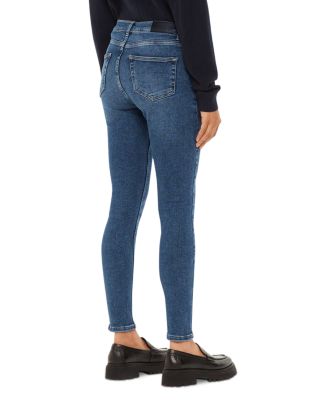 Sculpted Skinny Jeans in Denim