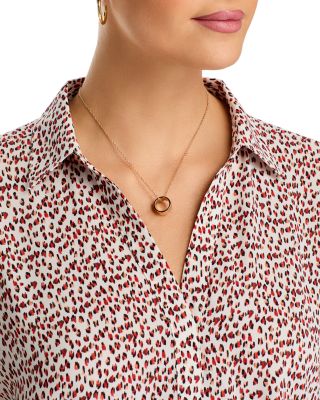 Becky Dot Print Blouse