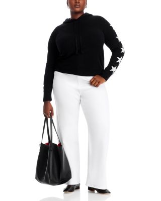 100% Cashmere Star Sleeve Hoodie Sweater - Exclusive