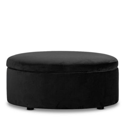 Bloomingdale&#039;s Alta Large Round Storage Ottoman, in Fabric