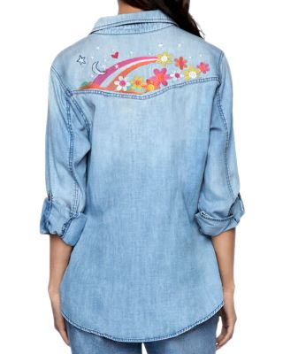 To The Moon and Back Denim Shirt