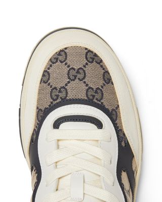 Men's Re-Web Low Top Canvas and Leather Sneakers