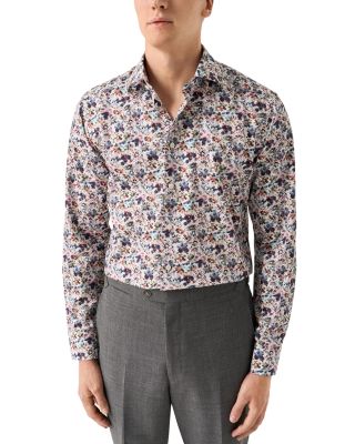 Eton - Slim Fit Floral Print Shirt