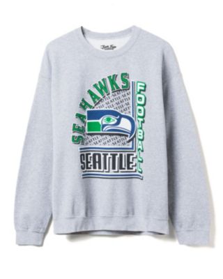 JUNK FOOD CLOTHING UNISEX NFL SEATTLE SEAHAWKS BACKFIELD CREW FLEECE