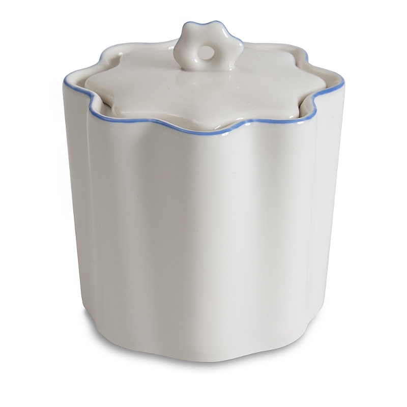 Kassatex Le Marais Cotton Jar In White