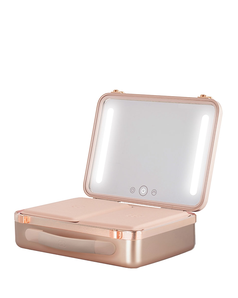 Beautifect Portable Makeup Table Box - Gold