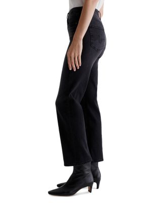 Brinley Mid Rise Straight Leg Jeans in Glasgow