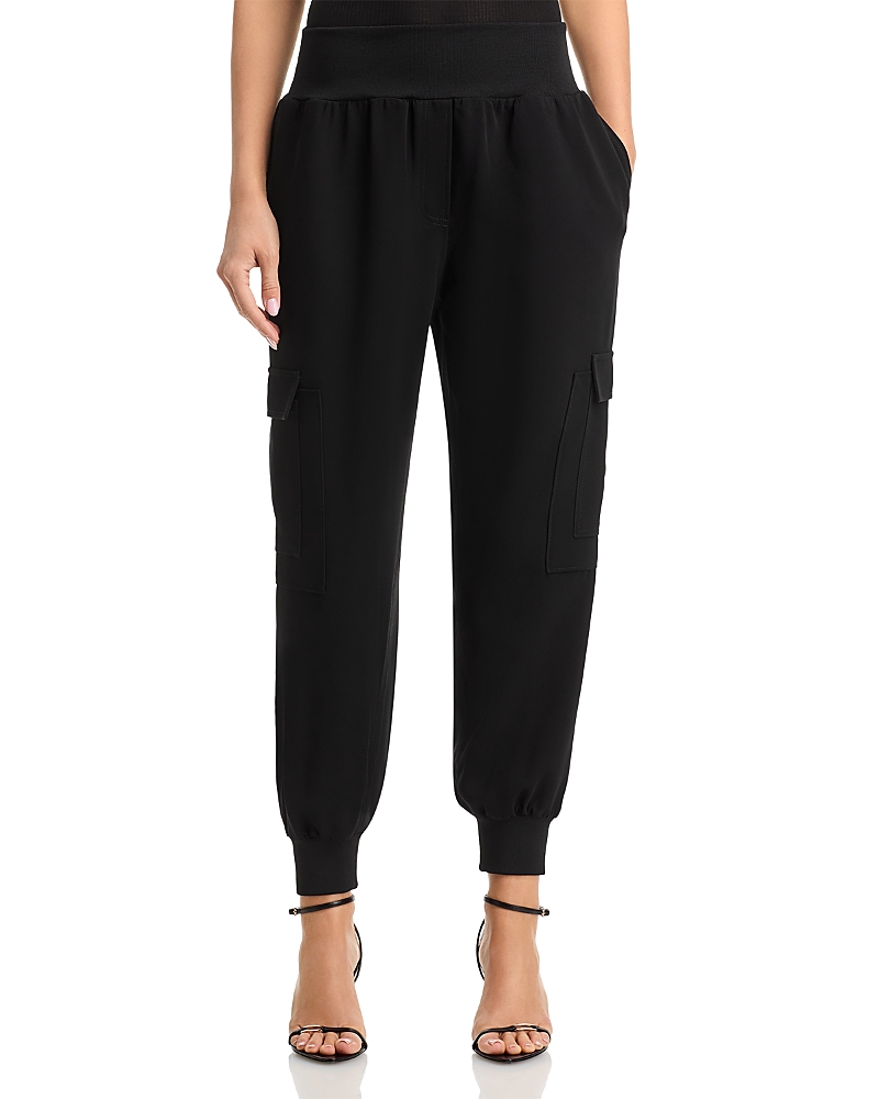 Shop Cinq À Sept Cinq A Sept Crepe Giles Pants In Black