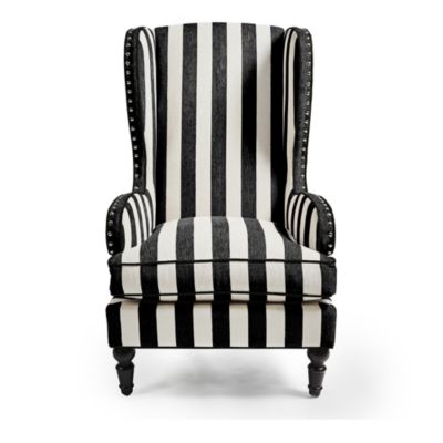 Mackenzie-Childs Marquee Wing Chair