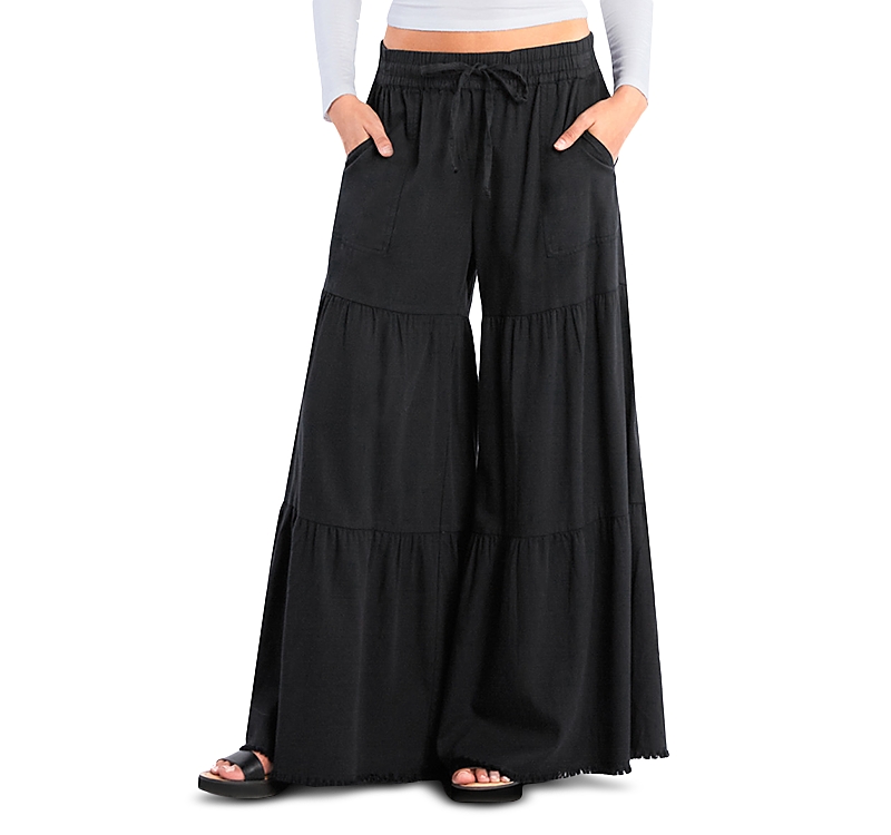 Billy T Fancy Tiered Pants In Ink