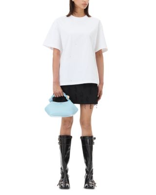 Drop Shoulder Rhinestone Tee